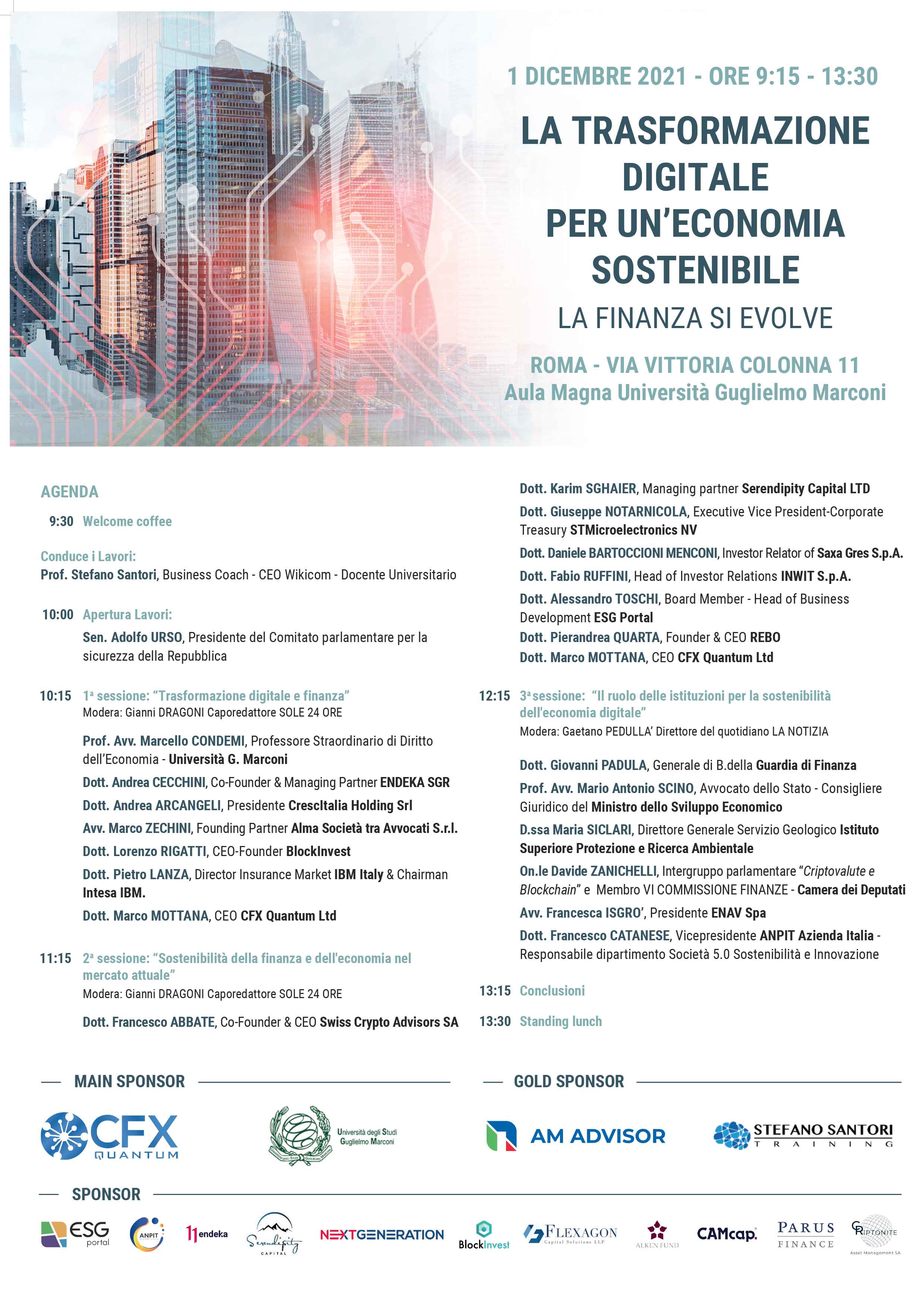 La Trasformazione Digitale per un'Economia Sostenibile